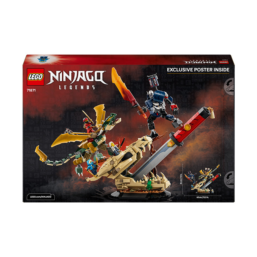 LEGO® NINJAGO® Battle at the Dragon’s Blade Display 71871