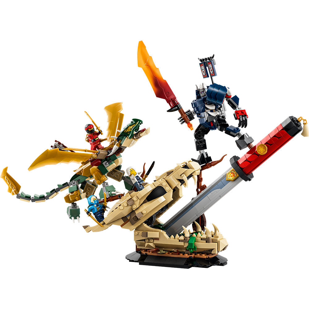 LEGO® NINJAGO® Battle at the Dragon’s Blade Display 71871