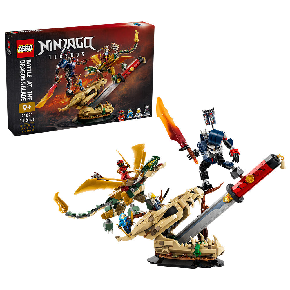 LEGO® NINJAGO® Battle at the Dragon’s Blade Display 71871