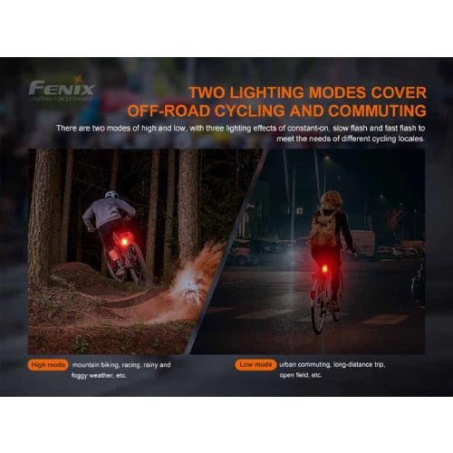 Fenix Taillight BC05R v2.0 Bike Light - Rechargeable