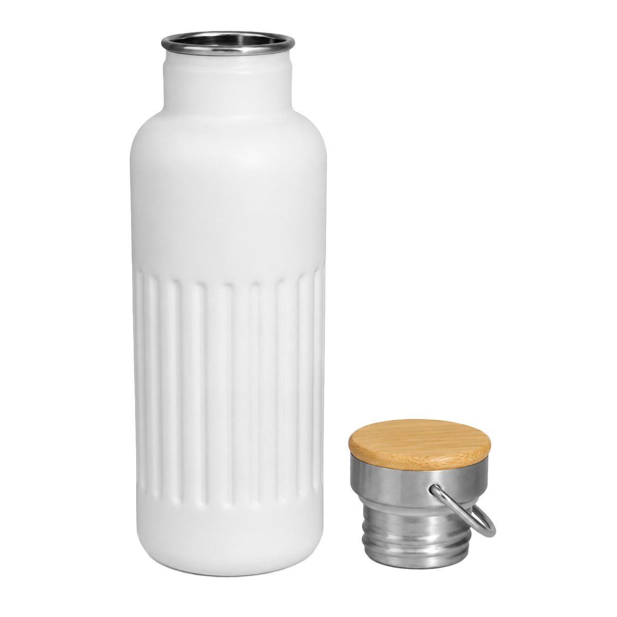 Ankara Stainless Steel Flask - White
