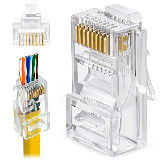 CAT6 RJ45 UTP Through hole connector