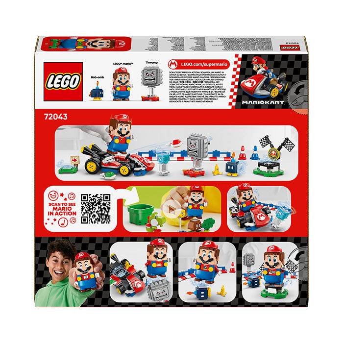 LEGO® Super Mario™: Mario Kart™ – Interactive LEGO® Mario™ & Standard Kart 72043