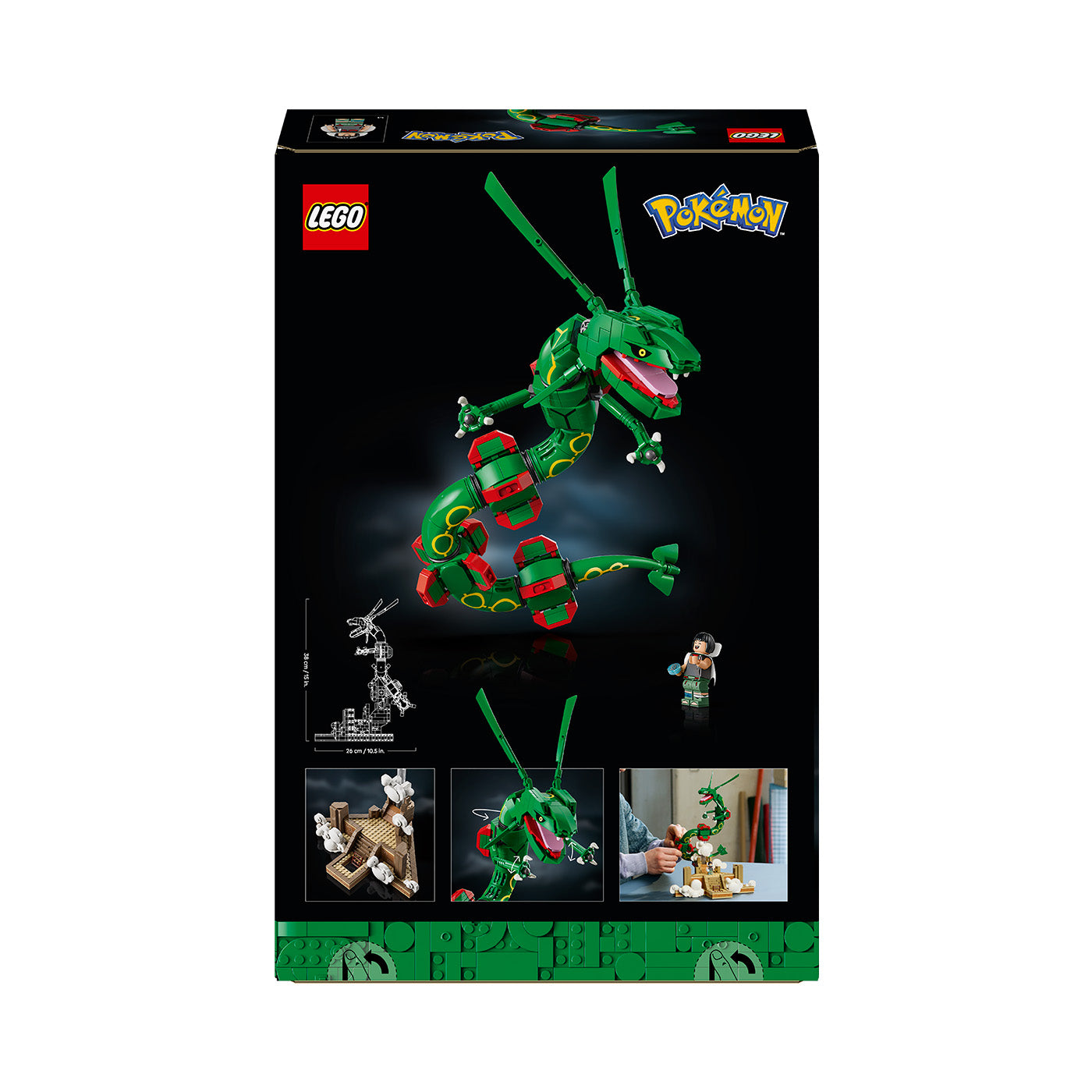 LEGO® Pokémon™ Rayquaza Decor Figure Building Set 72168