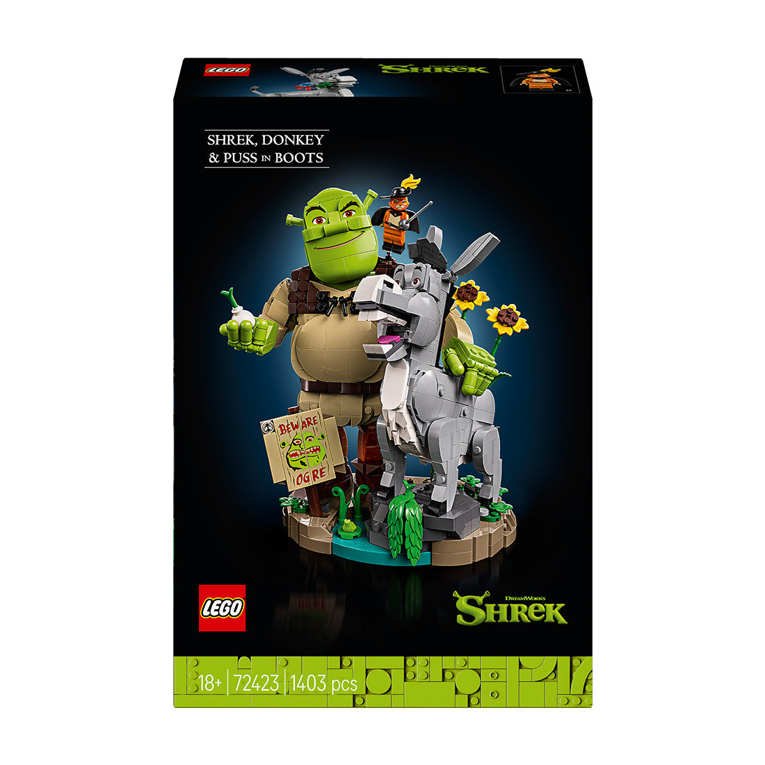 LEGO® Shrek: Shrek - Donkey & Puss in Boots Figure Kit 72423