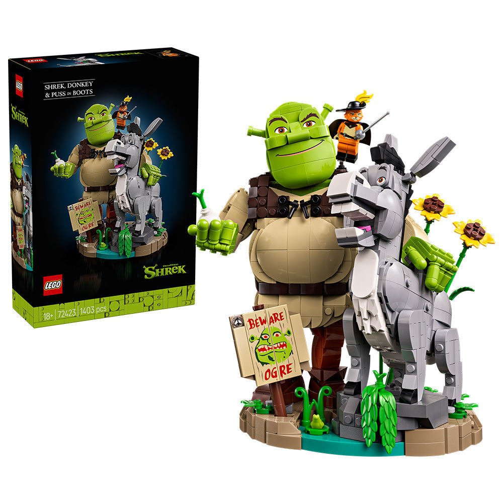 LEGO® Shrek: Shrek - Donkey & Puss in Boots Figure Kit 72423
