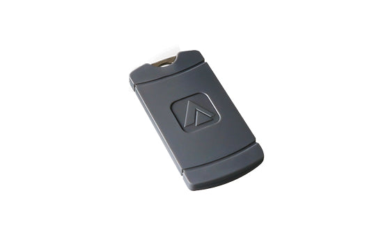 Rectangular Key Ring Tag - medium grey, 125 KHz only (Prox)