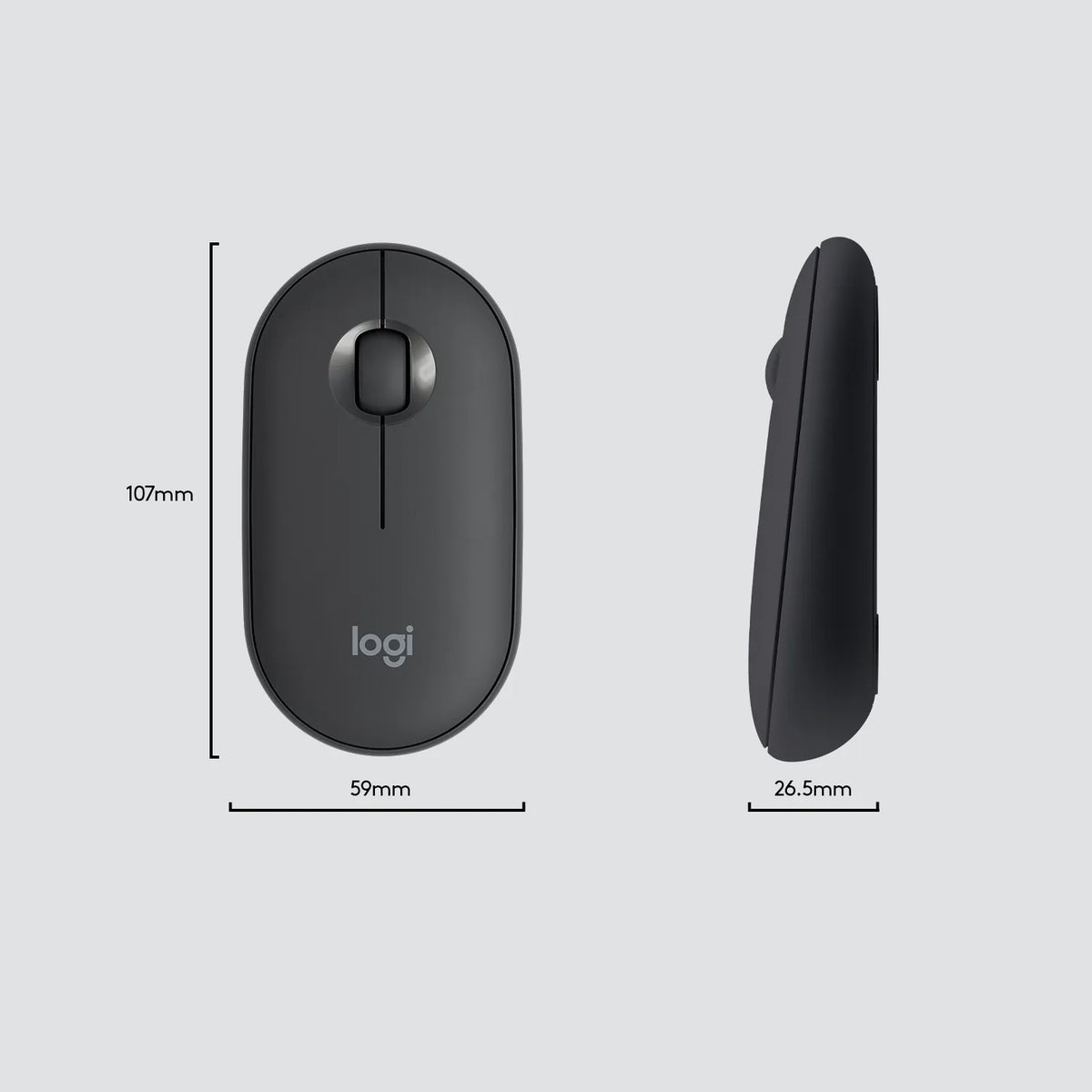 Logitech MK470 Slim Wireless Mouse & Keyboard Combo - Graphite