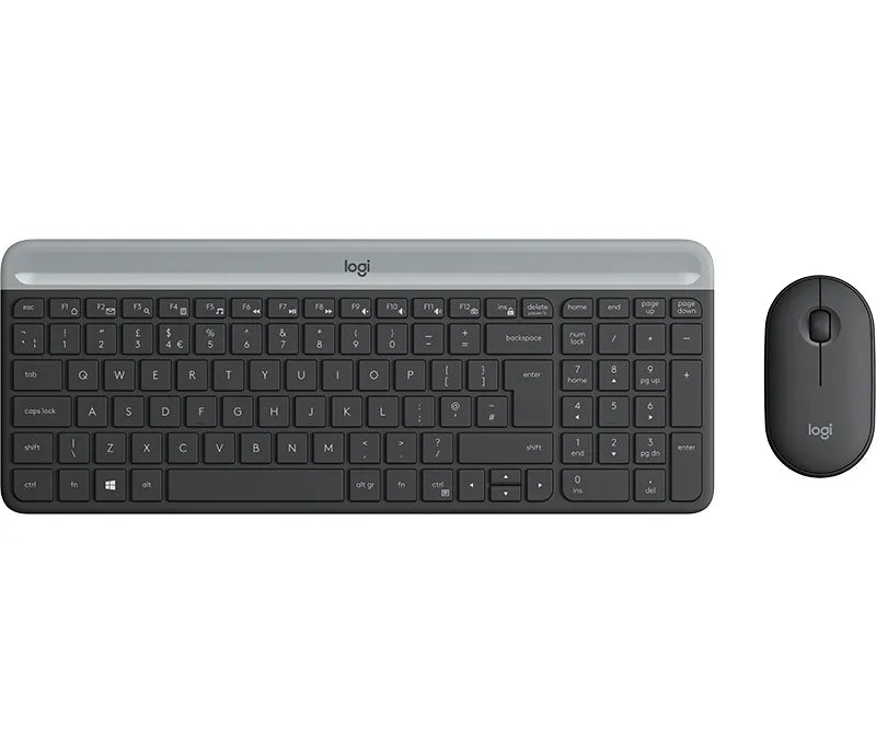 Logitech MK470 Slim Wireless Mouse & Keyboard Combo - Graphite