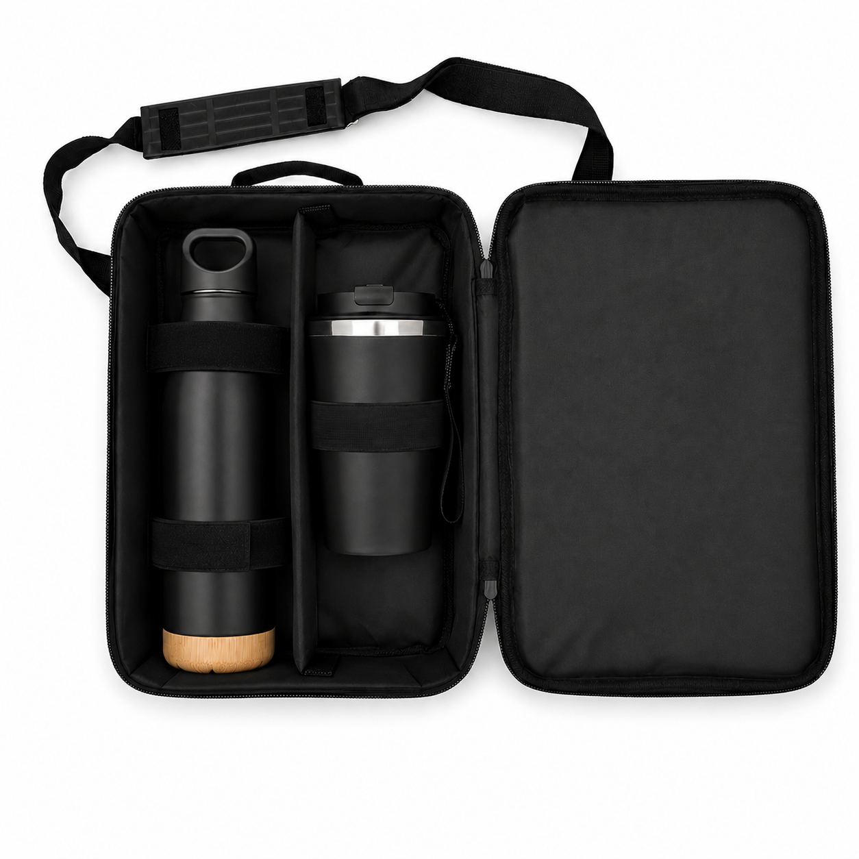 Go Anywhere Bottle & Mug Gift Set - Black