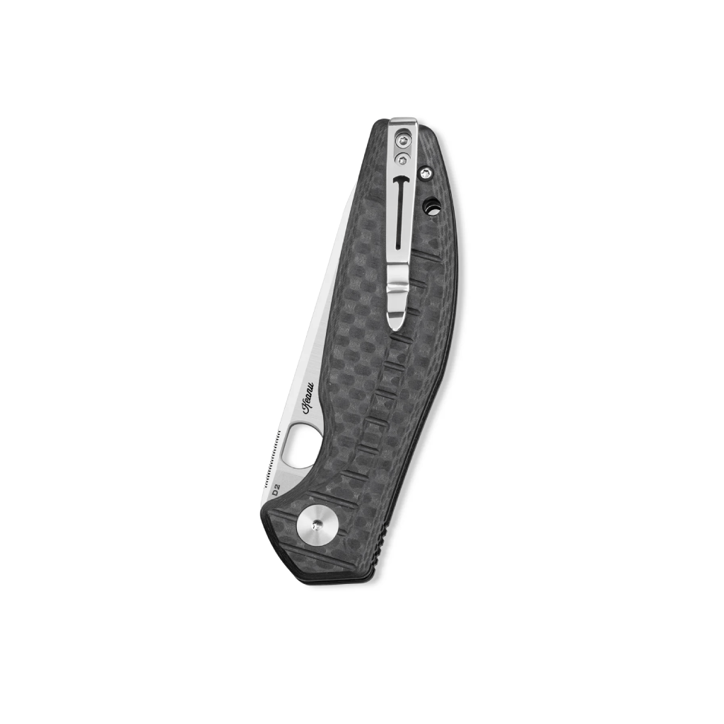 Bestechman Angry Owl BMK12F-1– D2 Blade & Black G10 Handle Folding Knife