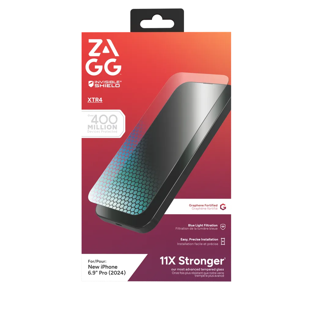 InvisibleShield Glass XTR4  Apple iP16 Pro Max Screen