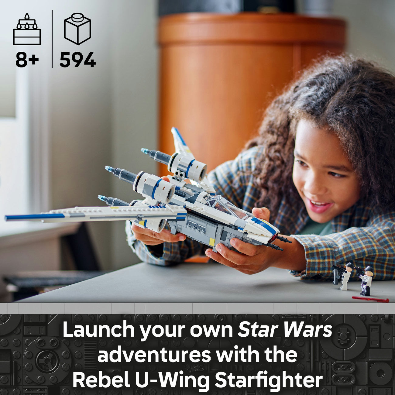 LEGO® Star Wars™: Andor™ Rebel U-Wing Starfighter™ Buildable Vehicle Model 75399