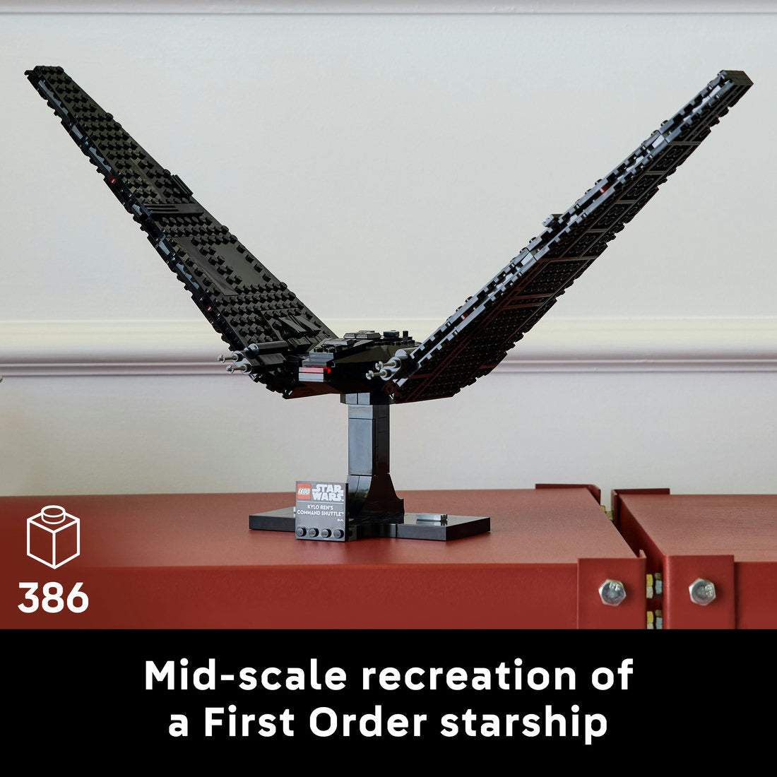 LEGO® Star Wars™ Kylo Ren’s Command Shuttle, Buildable Starship Model Kit 75406