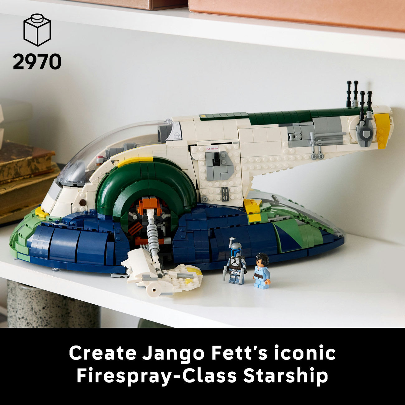 LEGO® Star Wars™ Jango Fett’s Firespray-Class Starship Display Set 75409