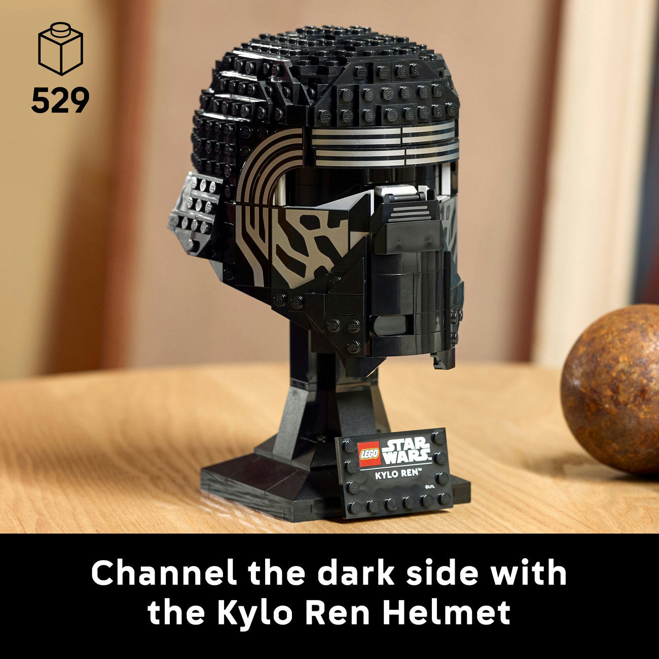 LEGO® Star Wars™ Kylo Ren™ Helmet, Buildable Model Kit for Adults 75415