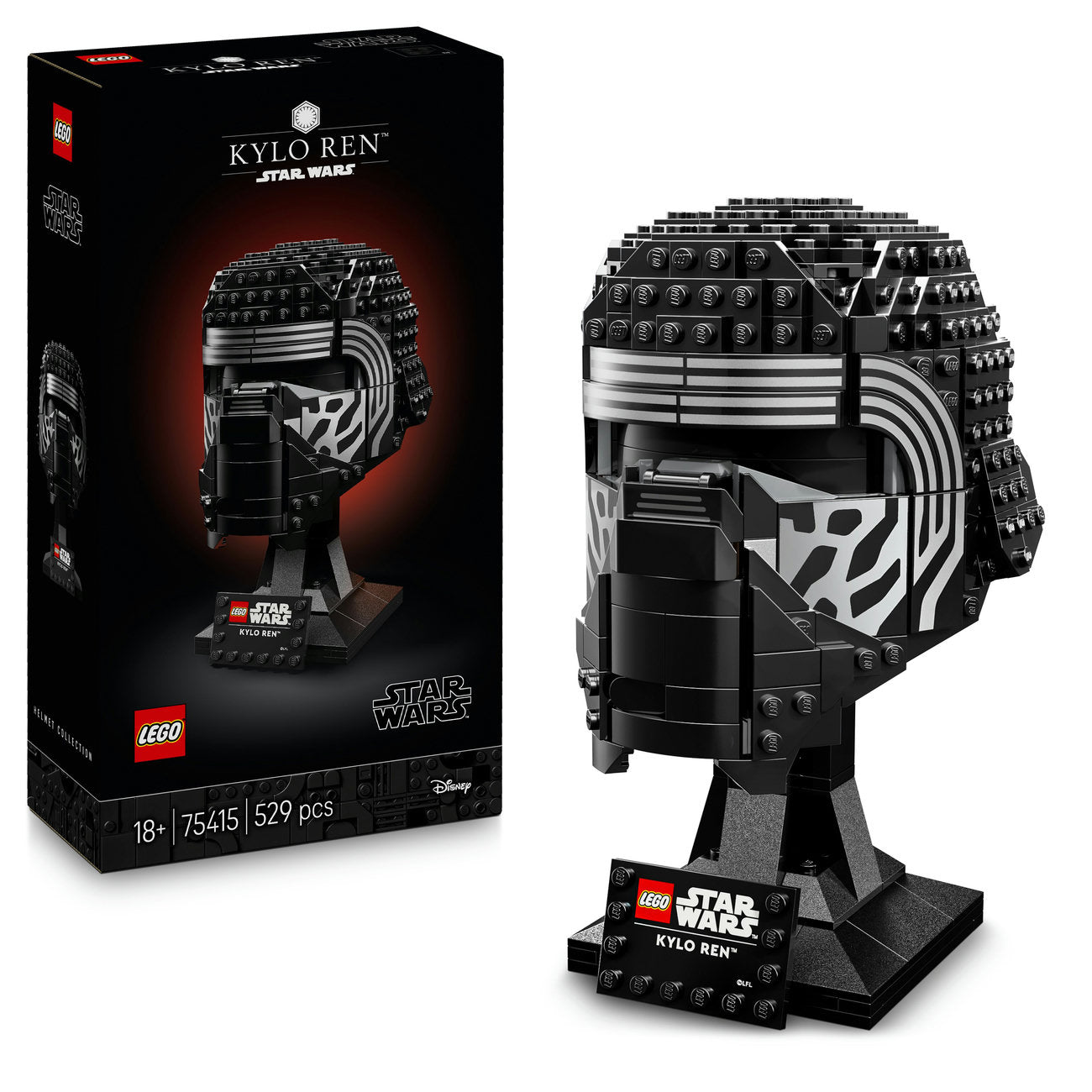 LEGO® Star Wars™ Kylo Ren™ Helmet, Buildable Model Kit for Adults 75415