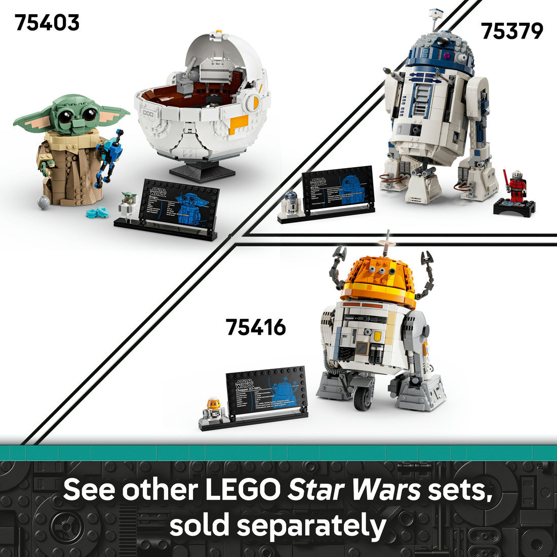LEGO® Star Wars™: Ahsoka™ Chopper (C1-10P)™ Astromech Droid Set 75416