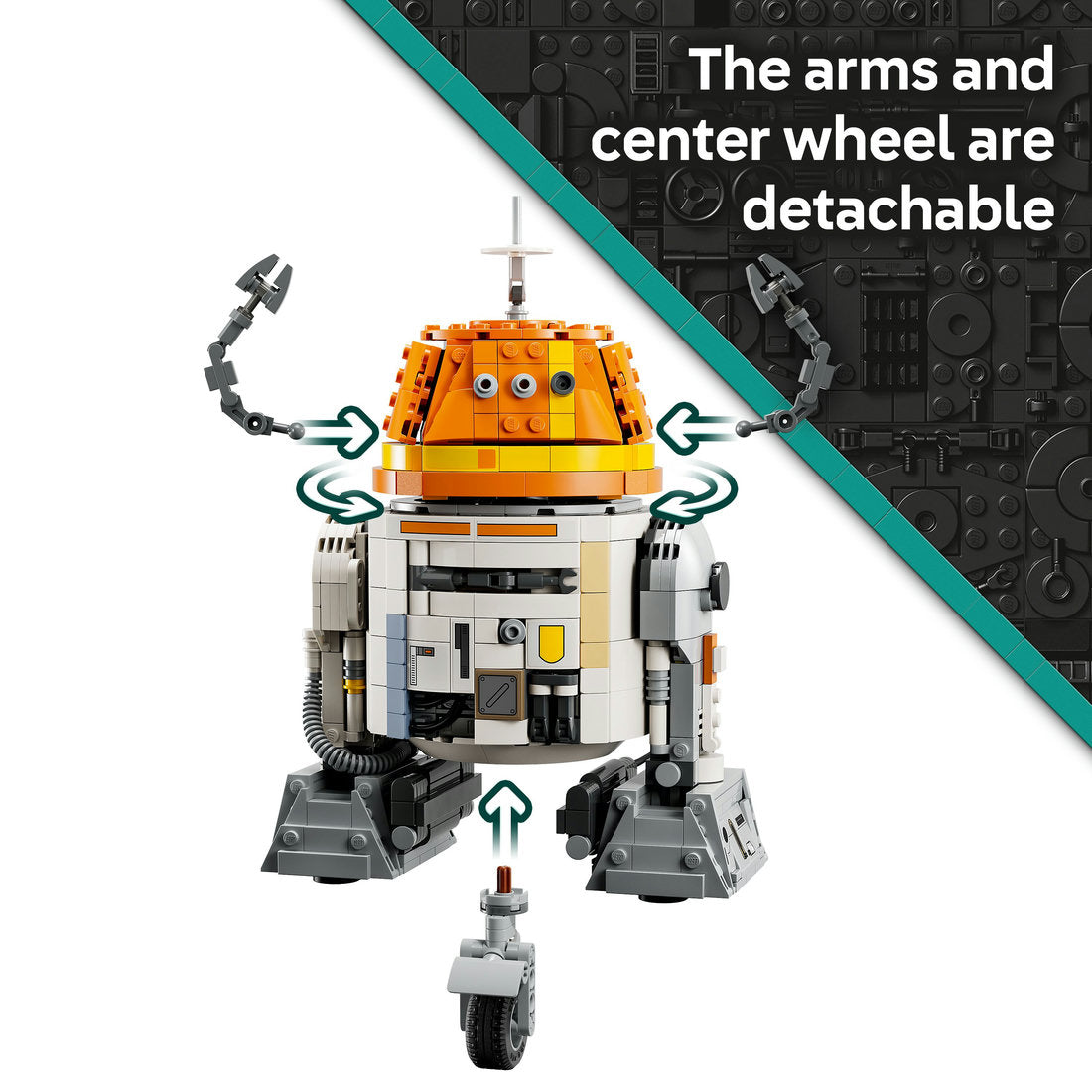 LEGO® Star Wars™: Ahsoka™ Chopper (C1-10P)™ Astromech Droid Set 75416