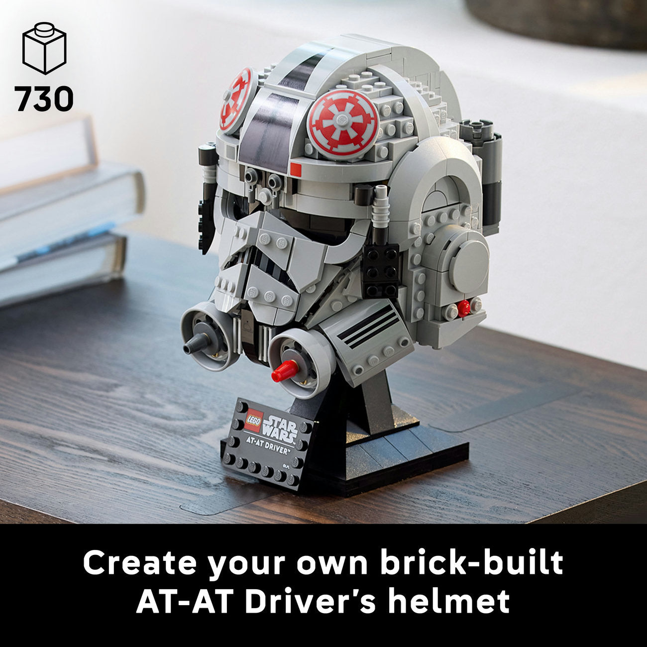 LEGO® Star Wars™ AT-AT Driver™ Helmet, Buildable Model Kit 75429