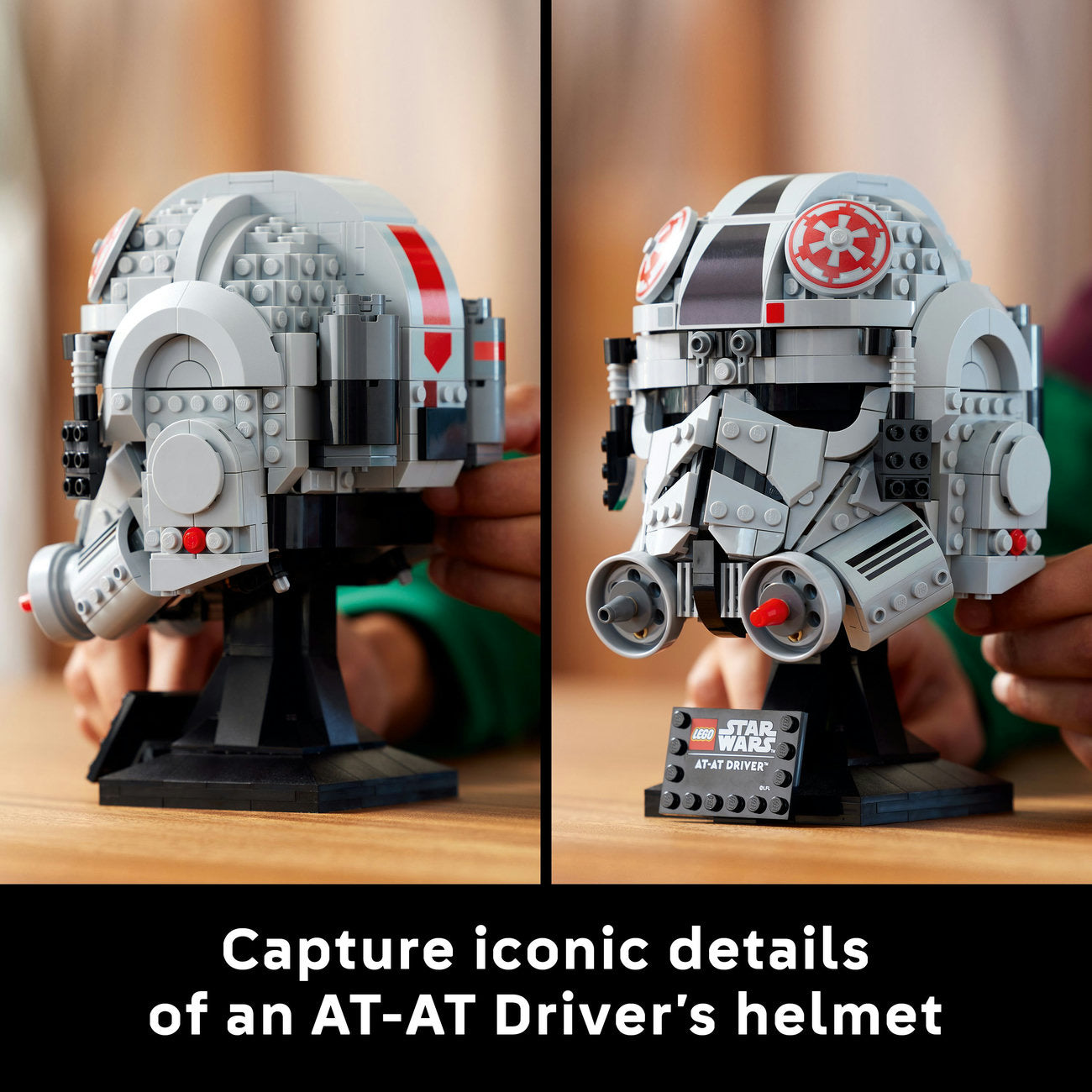 LEGO® Star Wars™ AT-AT Driver™ Helmet, Buildable Model Kit 75429