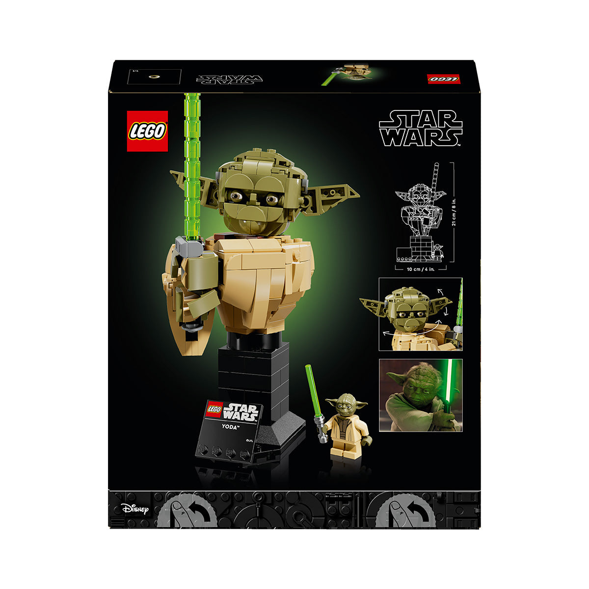 LEGO® Star Wars™ Yoda™ Bust Collectible Building Set 75438