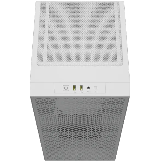 3000D AIRFLOW White Mid-Tower PC Case; 2x 3.5'' |  2x 2.5'' Drive Bays; Up to 360mm Radiator compatible; 2x 120mm fan incl
