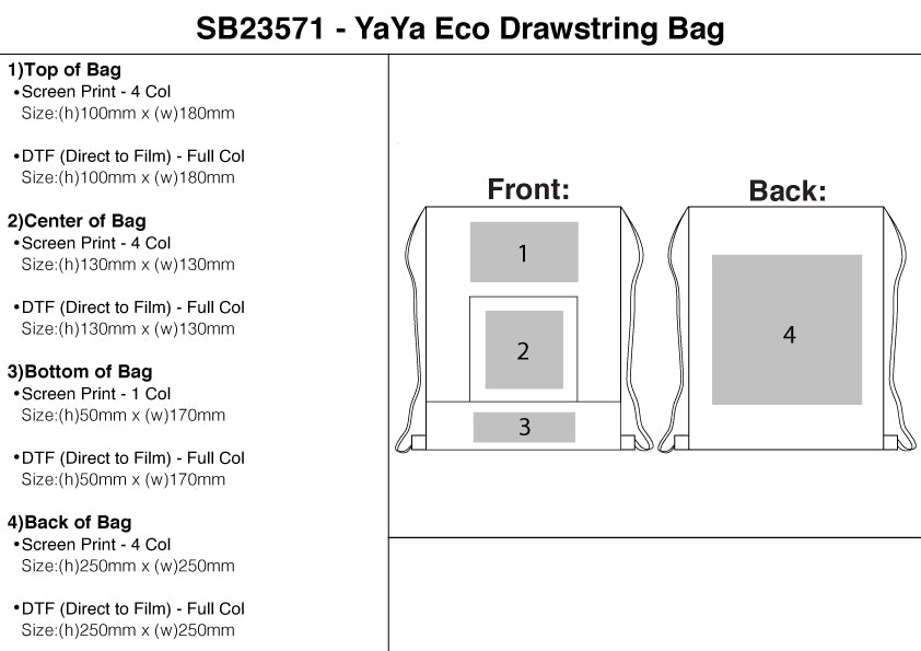 YaYa Eco Drawstring Bag