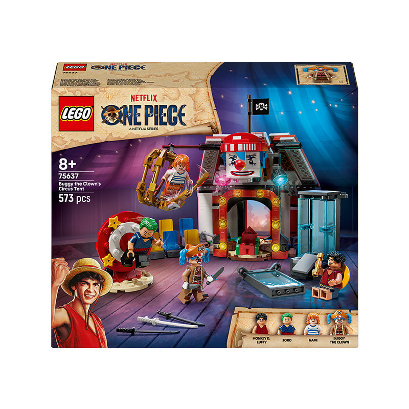 LEGO® ONE PIECE Buggy the Clown’s Circus Tent Model Building Kit 75637