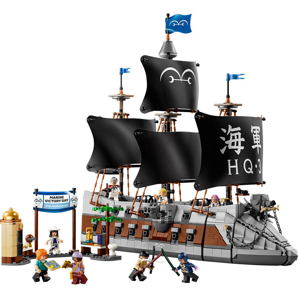LEGO® ONE PIECE Garp’s Marine Battleship Building Toy 75646