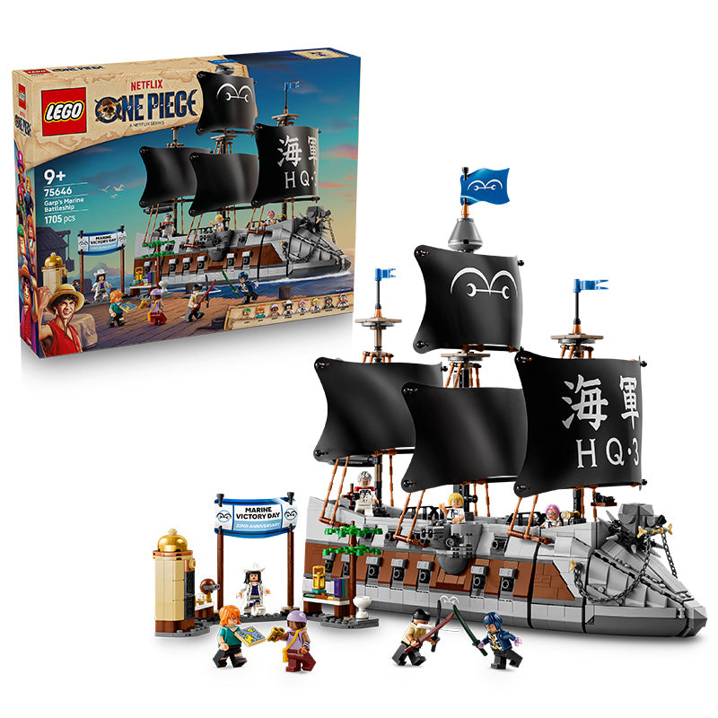 LEGO® ONE PIECE Garp’s Marine Battleship Building Toy 75646