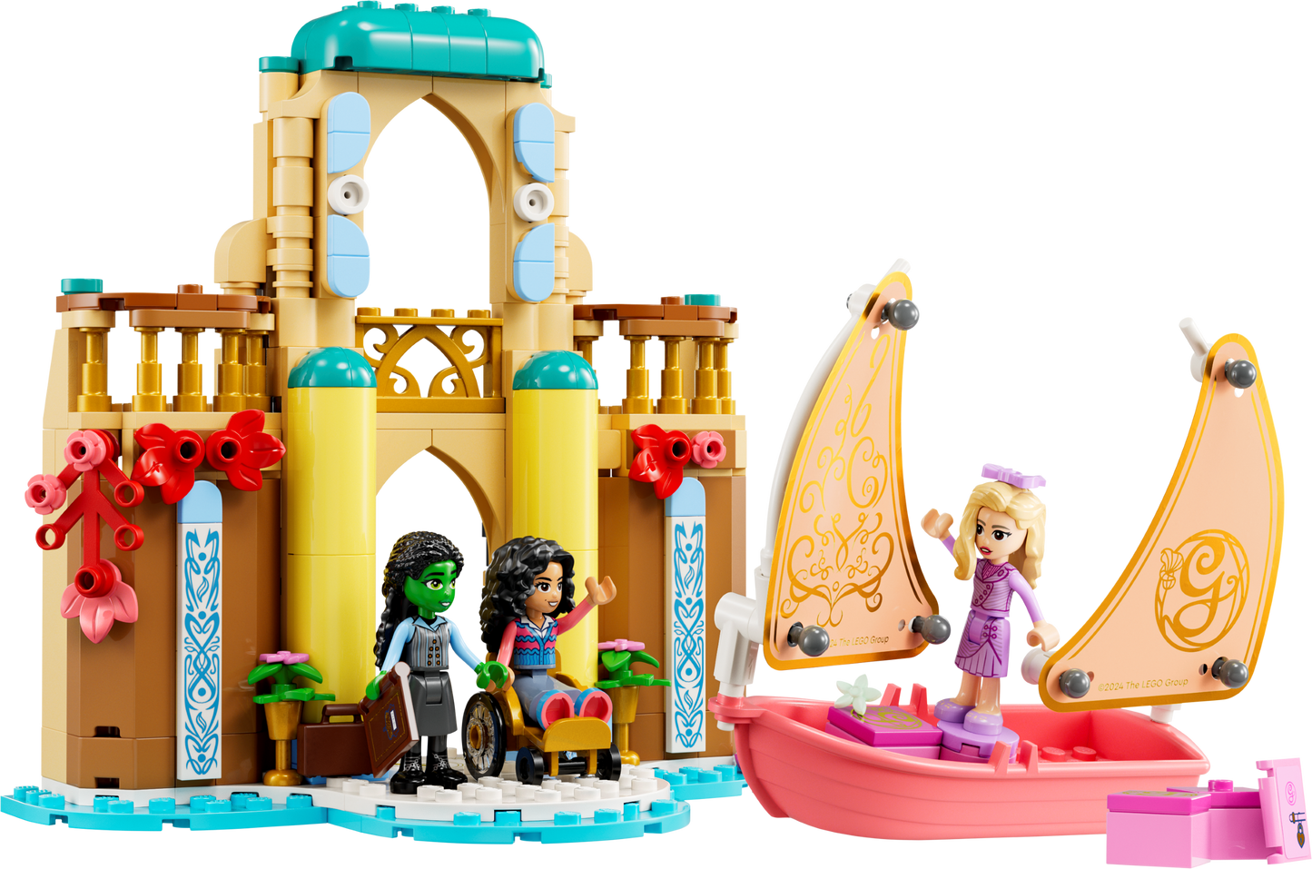 LEGO Glinda, Elphaba & Nessarose at Shiz University — Set 75681
