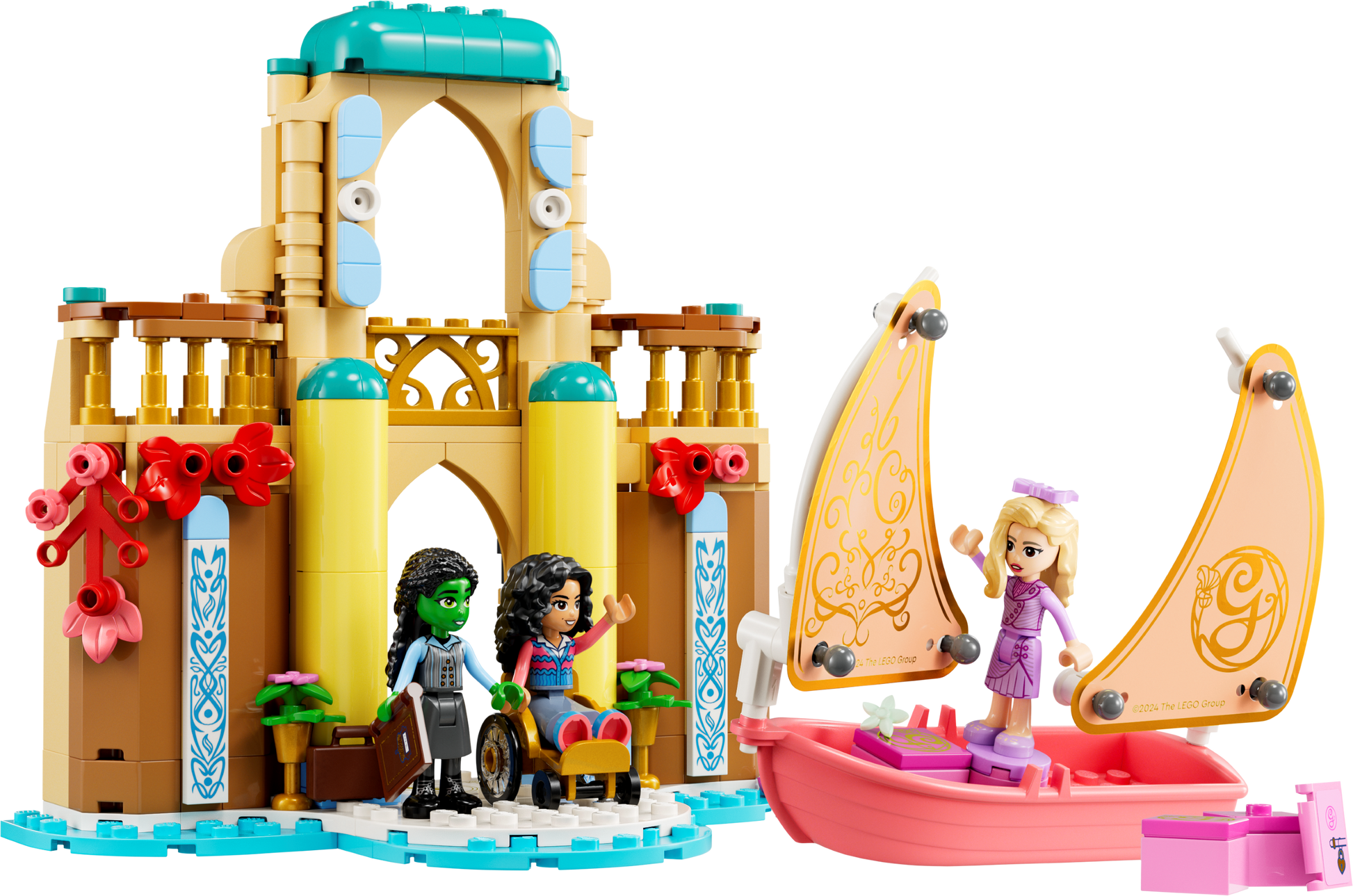 LEGO Glinda, Elphaba & Nessarose at Shiz University — Set 75681