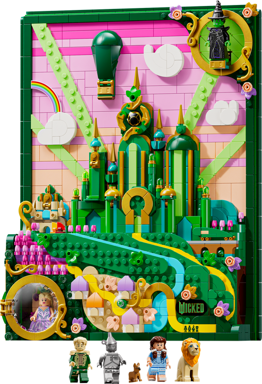 LEGO Emerald City Wall Art — Set 75685