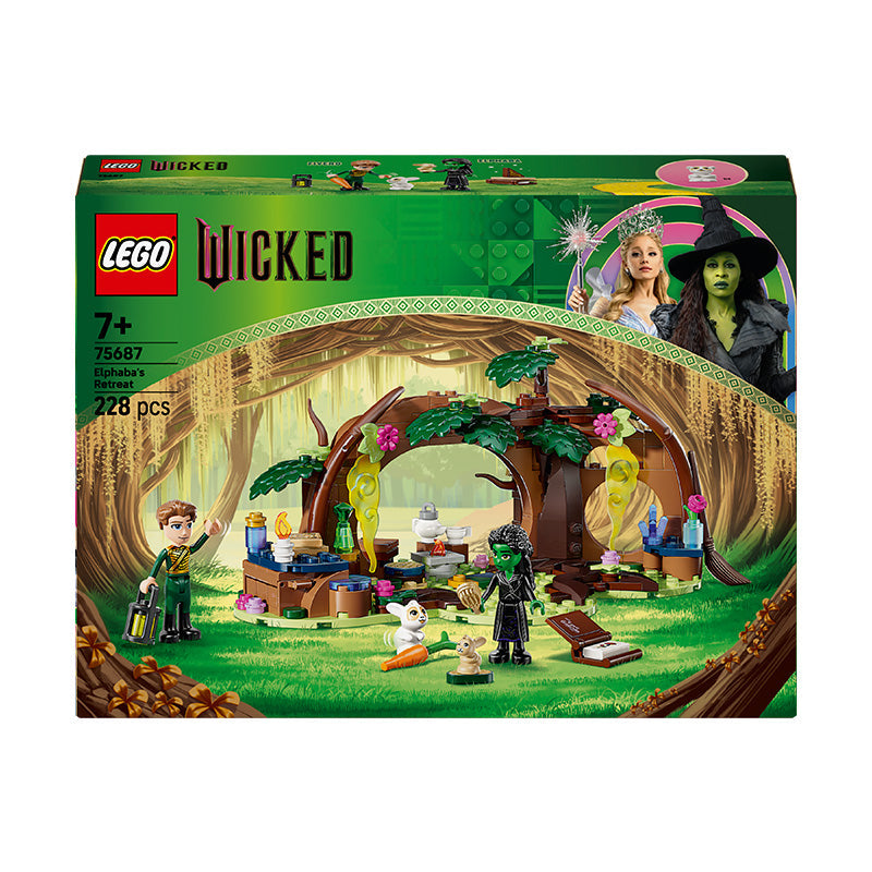 LEGO® Wicked Elphaba’s Retreat Creative Forest Building Toy for Kids 75687