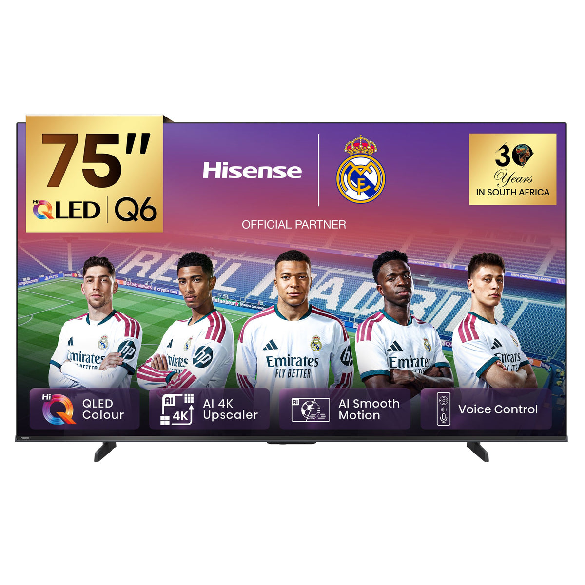 HISENSE LEDN75Q6Q 75 inch QLED 144HZ 4K SMART TV