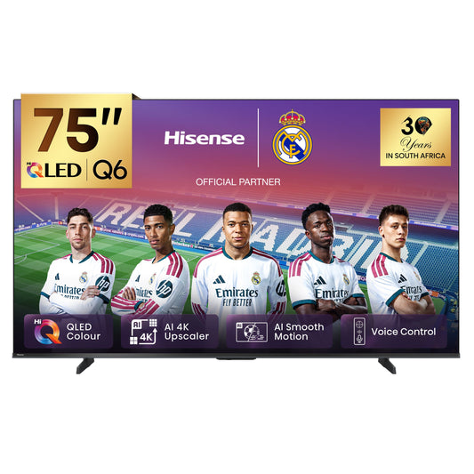 HISENSE LEDN75Q6Q 75 inch QLED 144HZ 4K SMART TV