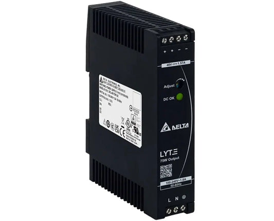 75w 48V DIN rail PSU for hardened POE switch.