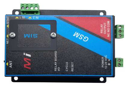 Micro Instruments GSM Relay, 2 Inputs, 1 Relay, 28V DC input, SMA Female Connector