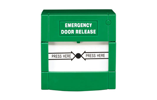 Call Point - double contact resettable green, with lid