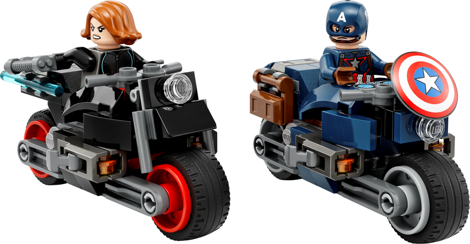 LEGO Black Widow & Captain America Motorcycles — Set 76260