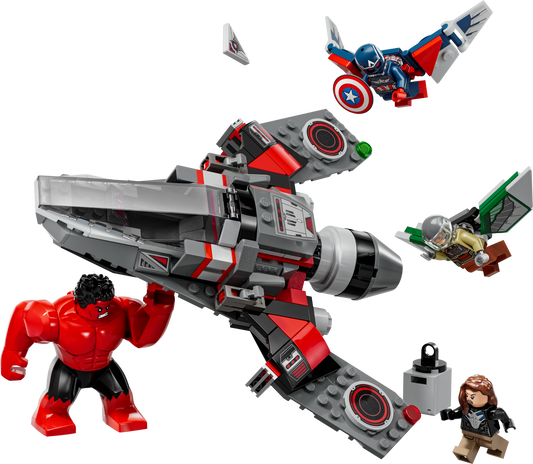 LEGO Captain America vs. Red Hulk Battle — Set 76292