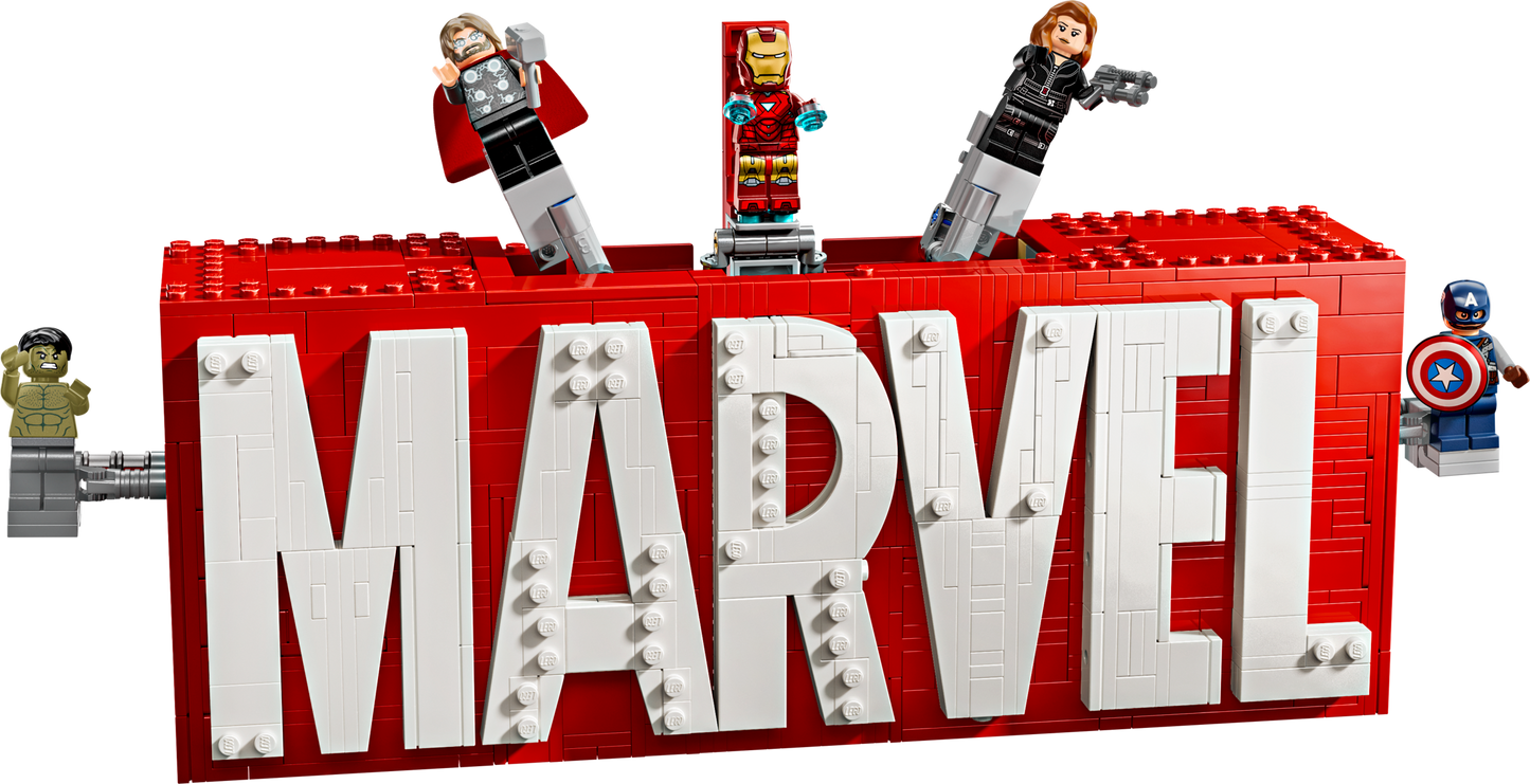 LEGO Marvel Logo & Minifigures — Set 76313