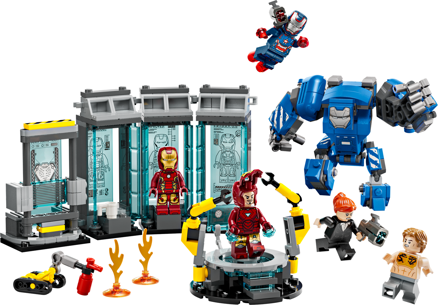 LEGO Iron Mans Laborator: Hall Of Armor — Set 76315