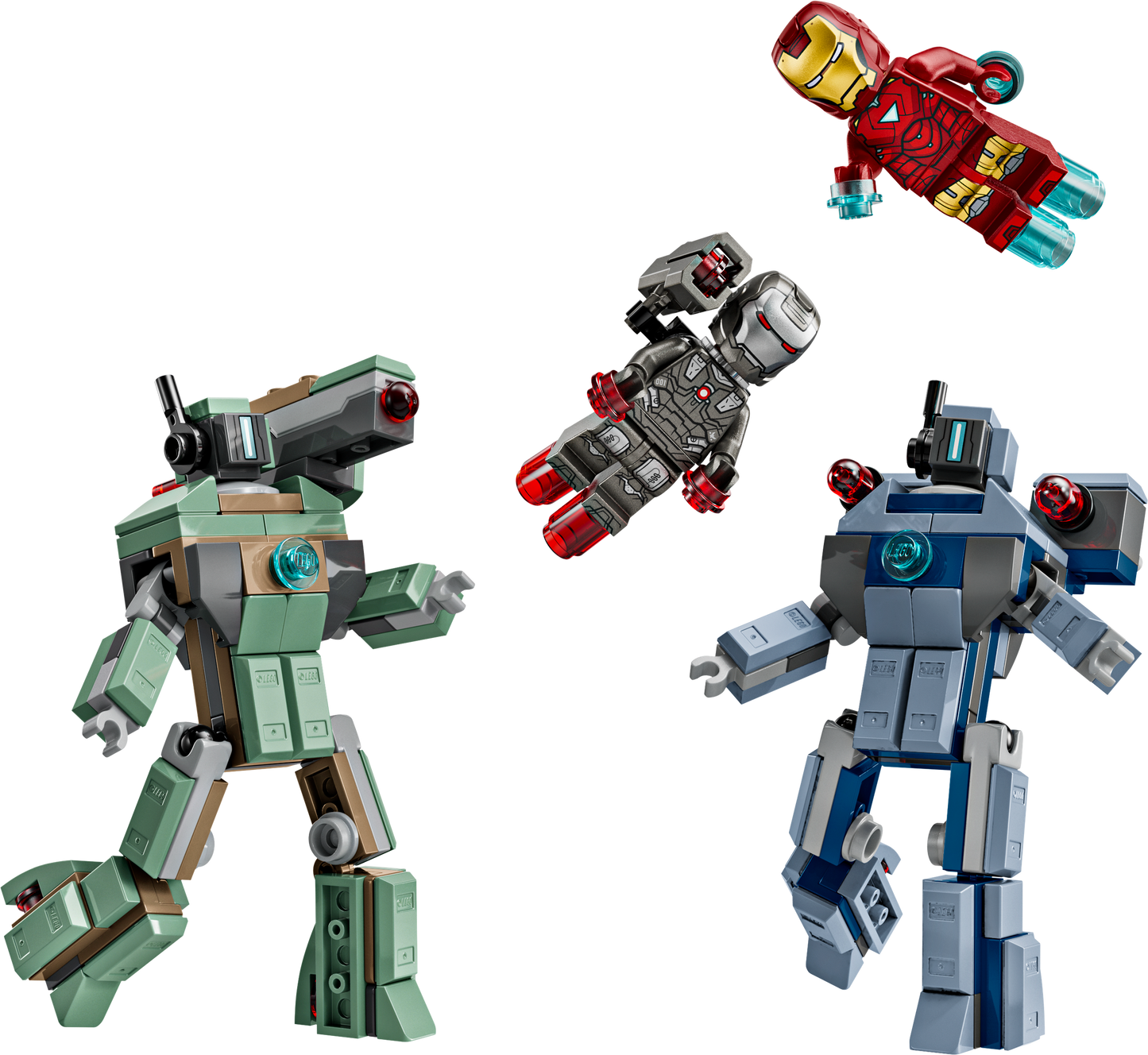 LEGO Iron Man & War Machine vs. Hammer Drones — Set 76320