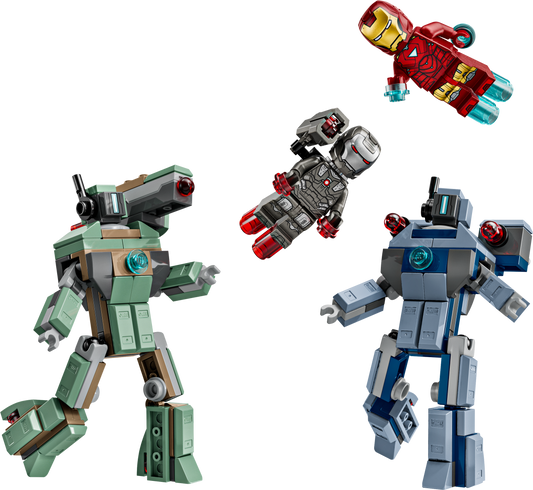 LEGO Iron Man & War Machine vs. Hammer Drones — Set 76320