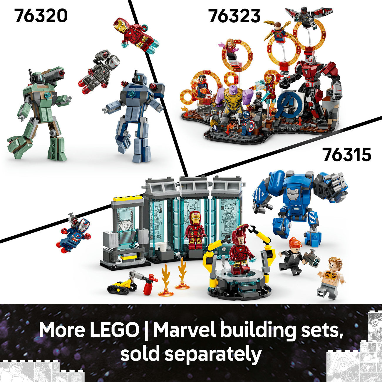 LEGO® ǀ Marvel Avengers: Endgame Thor vs. Chitauri Super Hero Action 76322