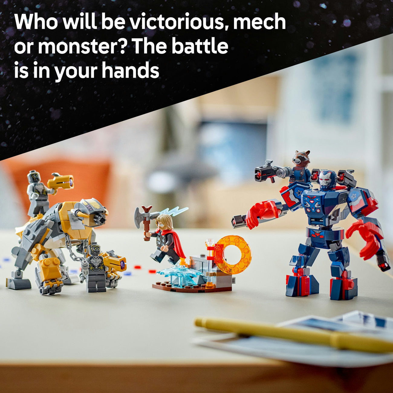 LEGO® ǀ Marvel Avengers: Endgame Thor vs. Chitauri Super Hero Action 76322