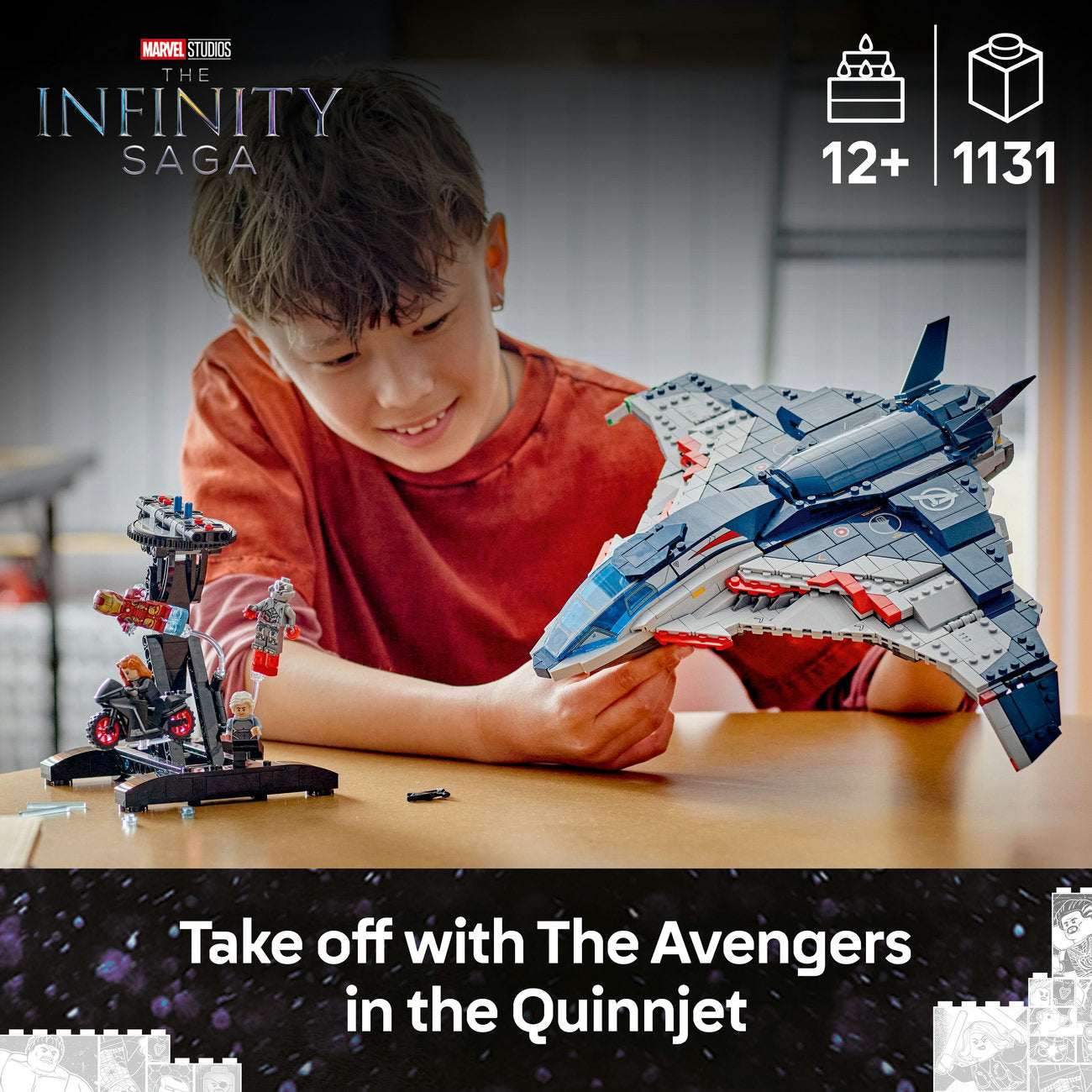 LEGO® ǀ Marvel Avengers: Age of Ultron Quinjet, Kids’ Building Kit 76325