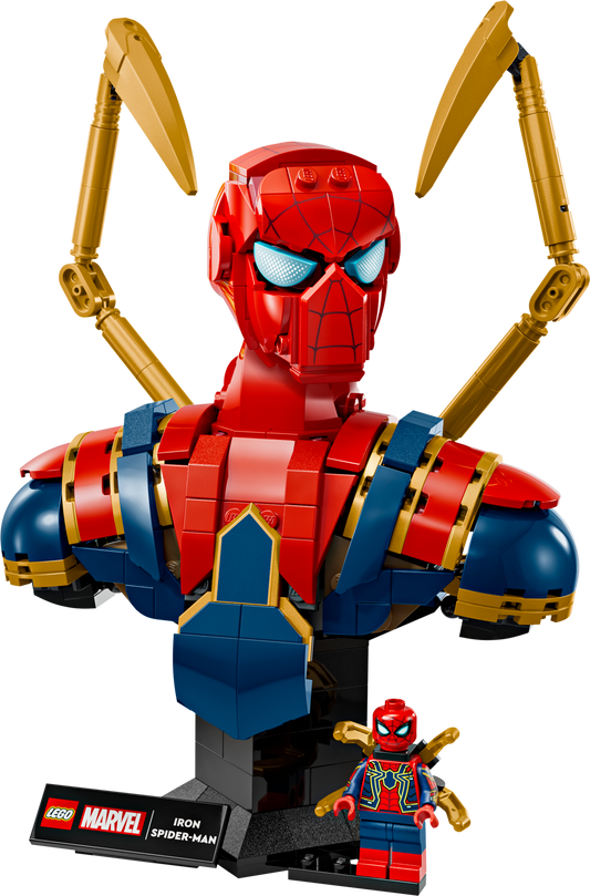 LEGO Iron Spider-Man Bust — Set 76326